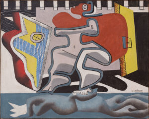 Figure à la porte jaune, 1937