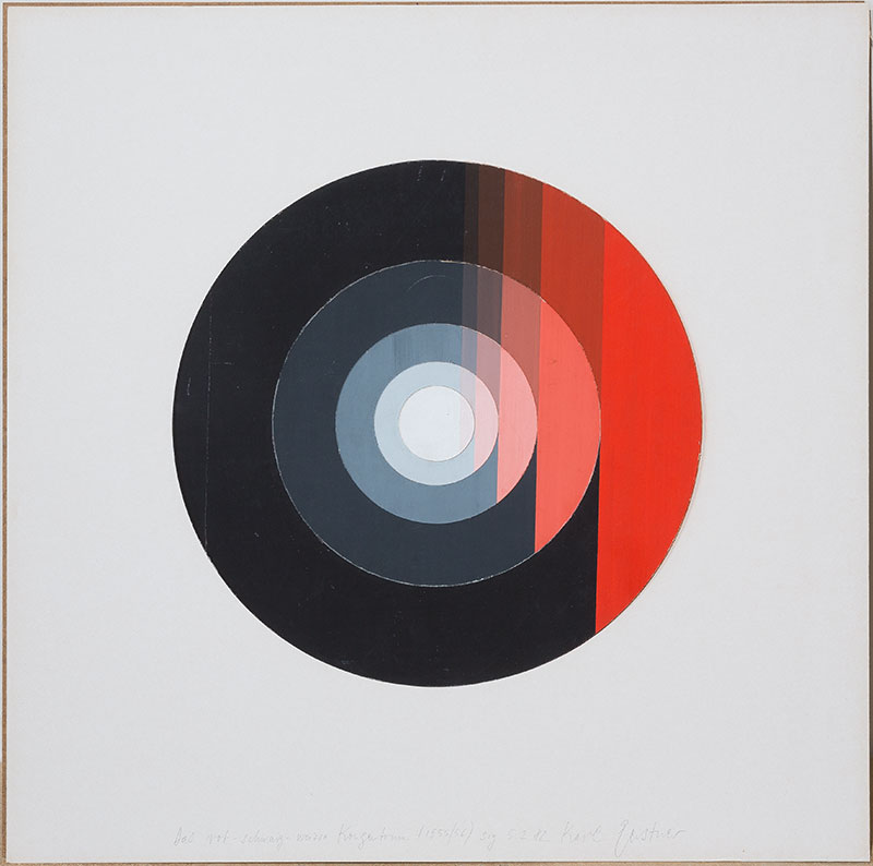 Das rot-schwarz-weisse Konzentrum, 1955-56