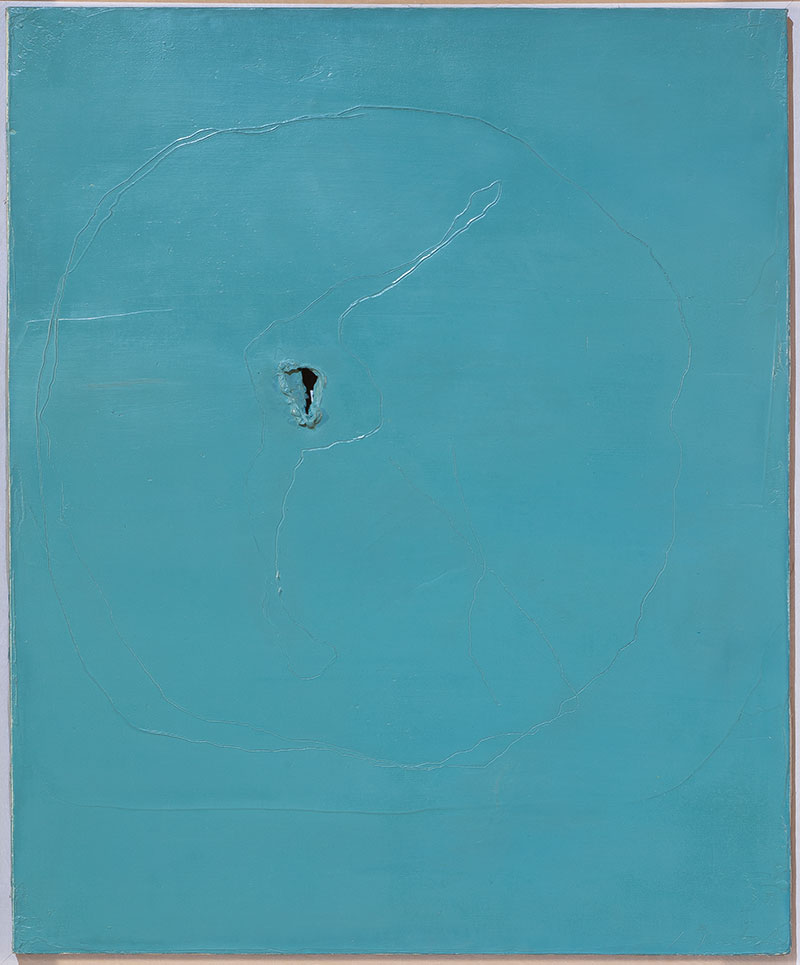 Concetto spaziale 62 O 34, 1962