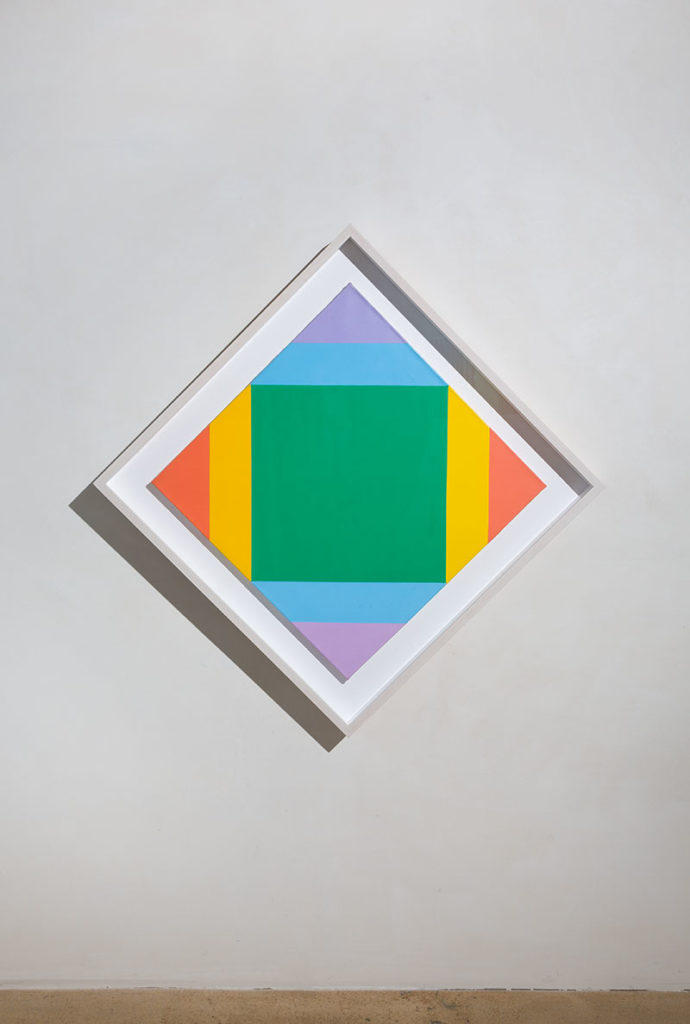 Transcoloration aus grün, 1972-74