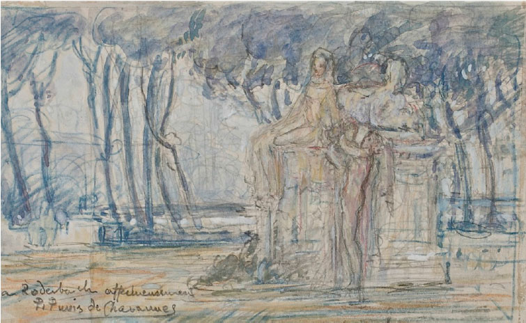 Estudio para la decoración del Gran Anfiteatro de la Universidad de la Sorbona Universidad de la Sorbona, o.J.